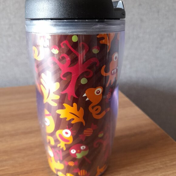 Starbucks Halloween Travel Tumbler "I'm Scary" Glow in the Dark 2006 Child Size - Picture 2 of 13